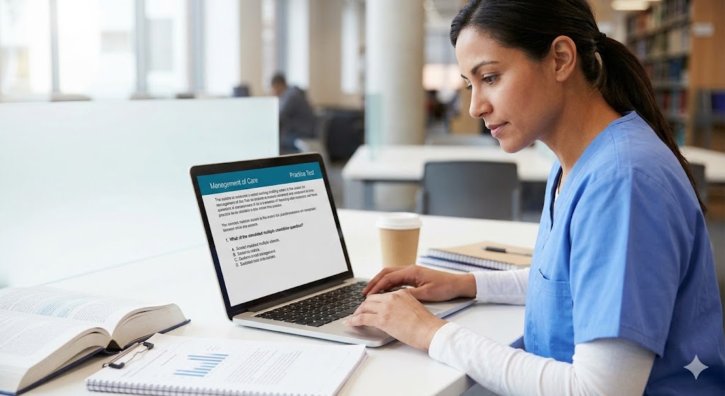 Management of Care Practice Test Banner