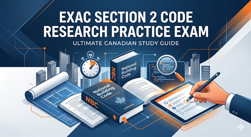 Examination for Architects in Canada (ExAC) Section 2 – Code Research Practice Exam Banner