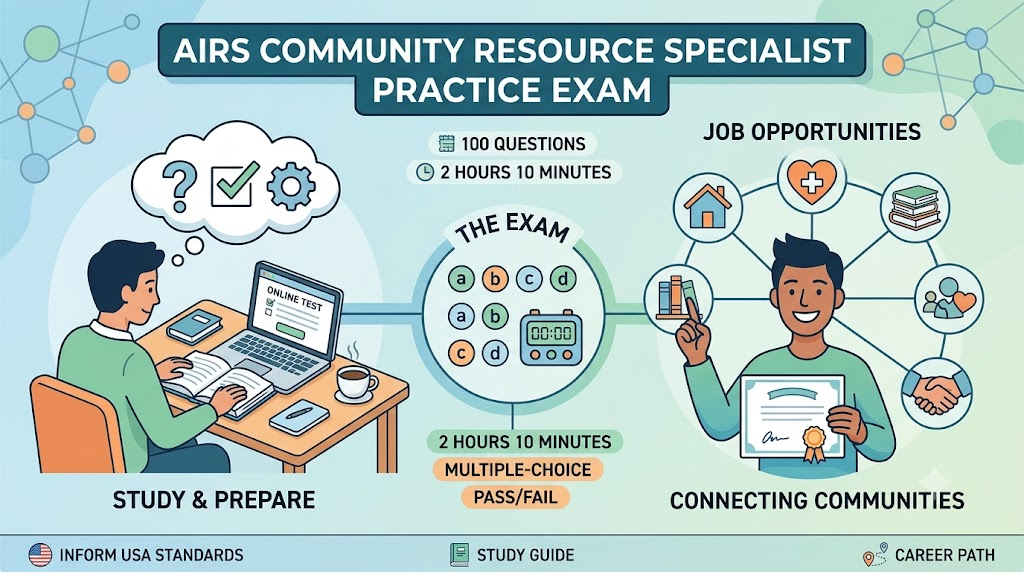 AIRS I&R Community Resource Specialists Practice Exam Banner
