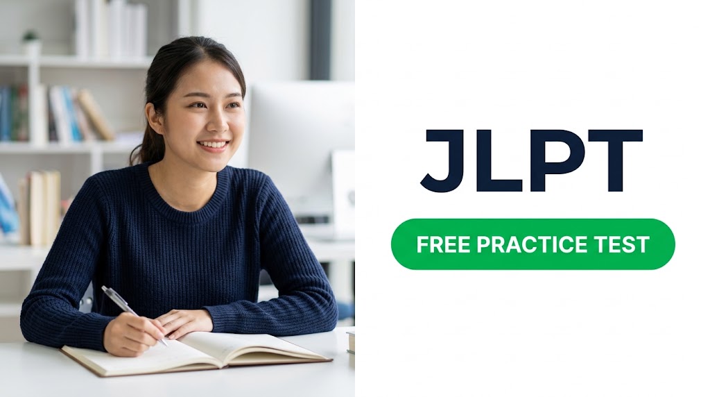 Jlpt Practice Test & Exam Prep Banner