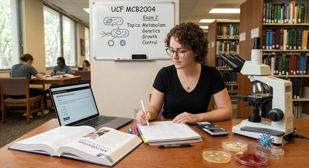 University of Central Florida (UCF) MCB2004 Microbiology for Health Professionals Practice Exam 2 Banner