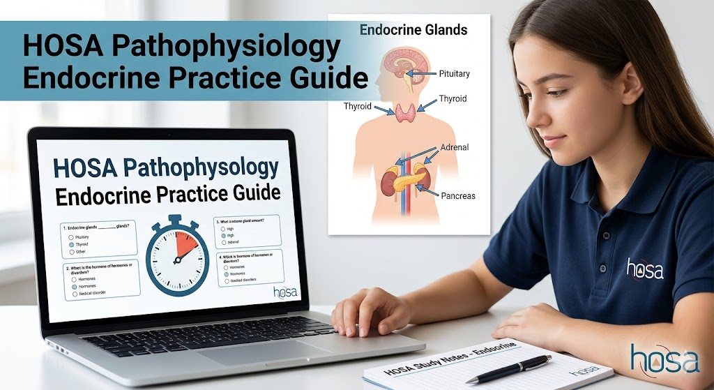HOSA Pathophysiology Endocrine Practice Test Banner