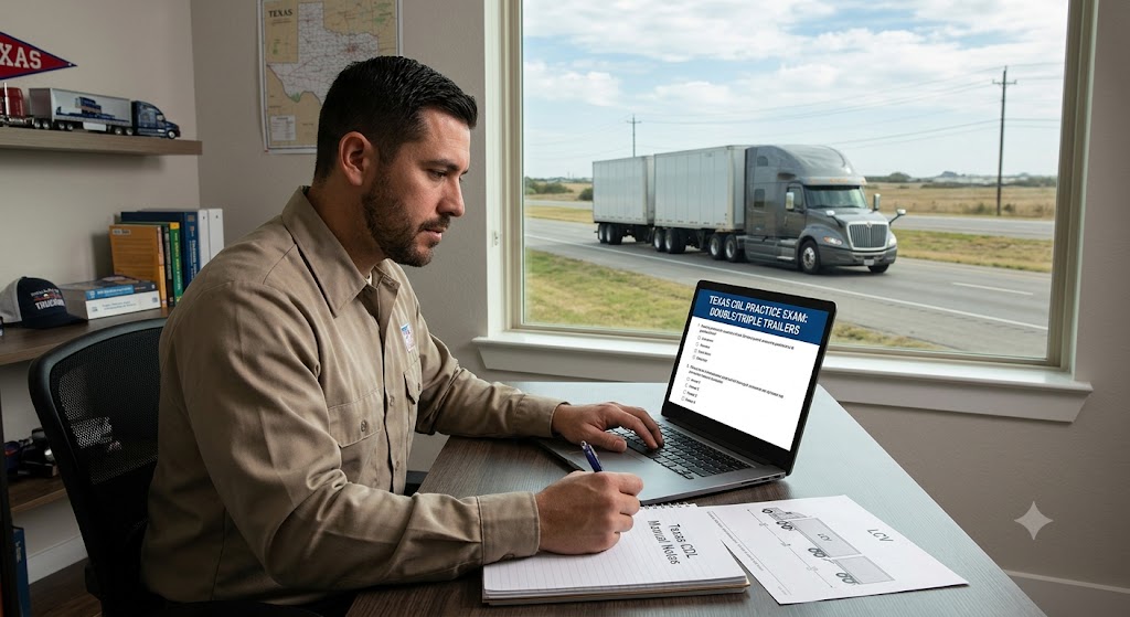Texas CDL Double/Triple Trailers Practice Test Banner