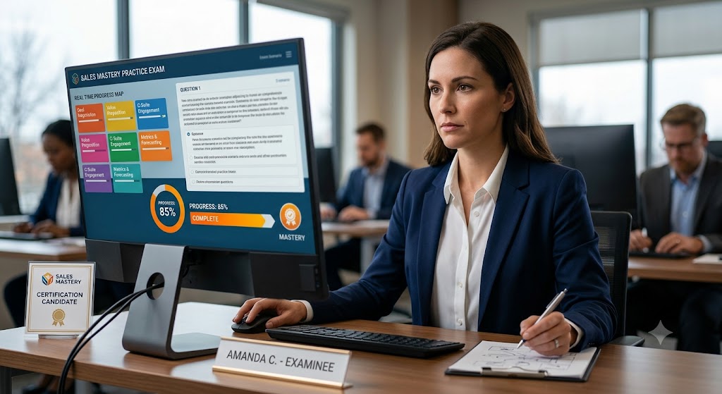 Sales Mastery Practice Exam Banner