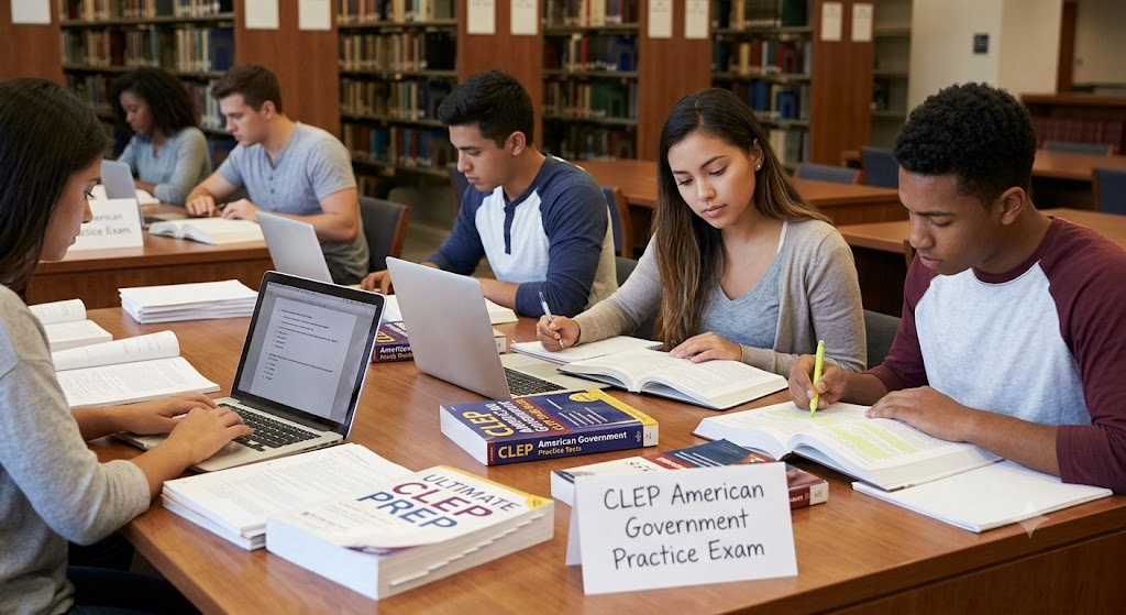 American Government CLEP Prep Practice Exam Banner
