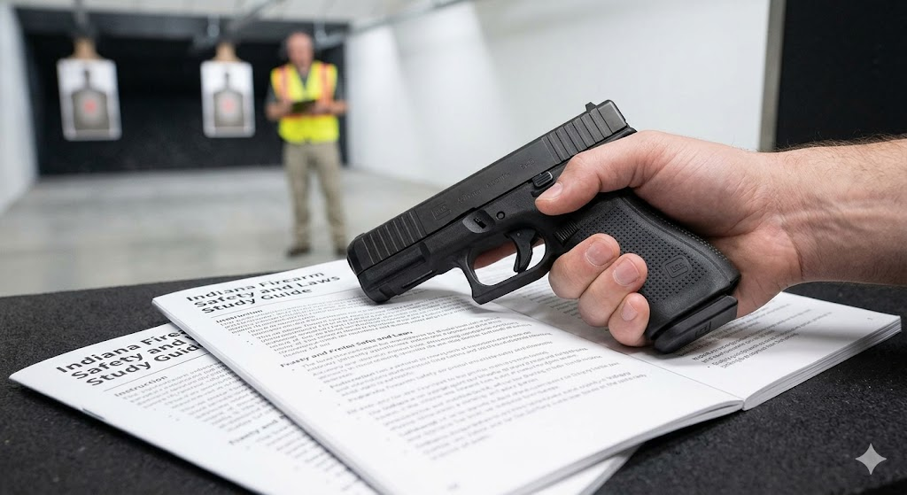 Indiana Gun Laws & Firearms Safety Practice Exam Banner