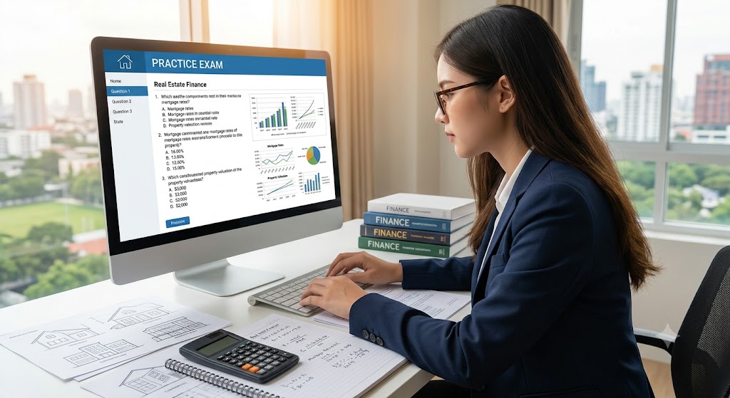Real Estate Finance Practice Exam Banner