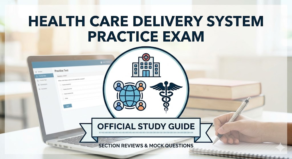 Health Care Delivery System Practice Test Banner