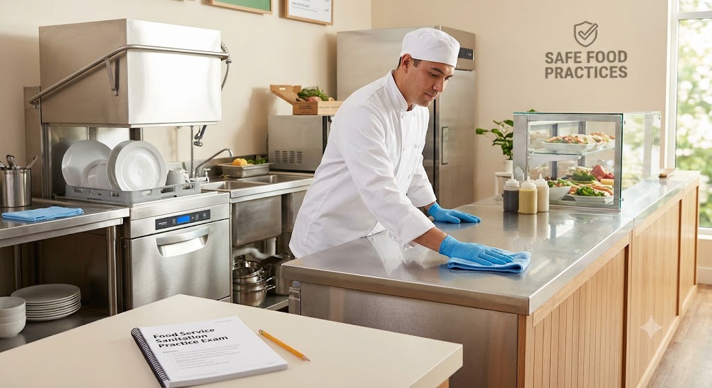 Food Service Sanitation Practice Test Banner