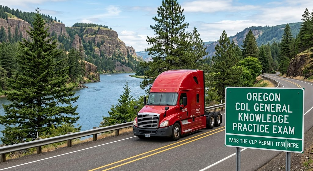 Oregon CDL General Knowledge Test Simulator Banner