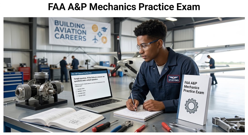 FAA A&P Mechanics Practice Test Banner