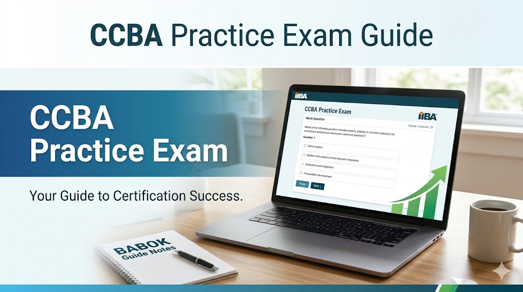 Certification of Capability in Business Analysis (CCBA) Practice Exam Banner