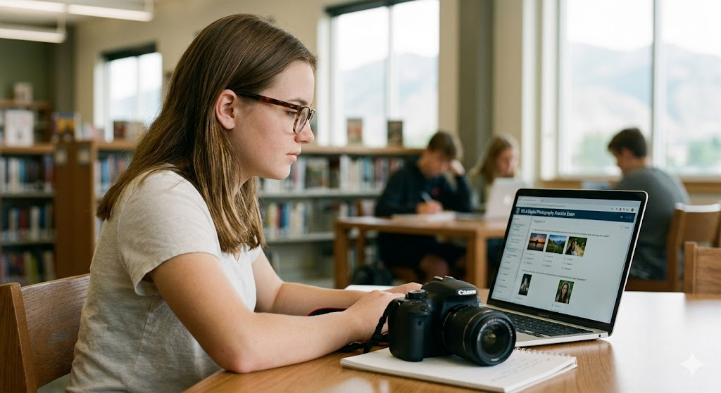 IDLA Digital Photography Practice Test Banner