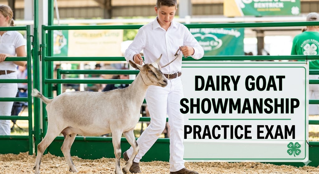Dairy Goat Showmanship Practice Exam Banner
