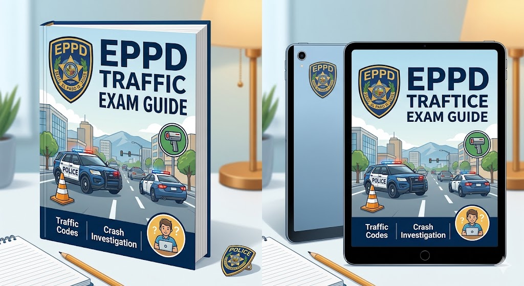 El Paso Police Department (EPPD) Traffic Practice Test Banner