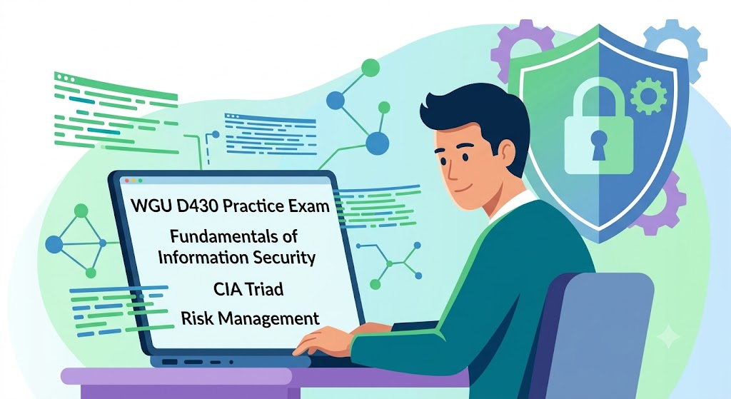 Western Governors University (WGU) ITAS2110 D430 Fundamentals of Information Security Practice Exam Banner