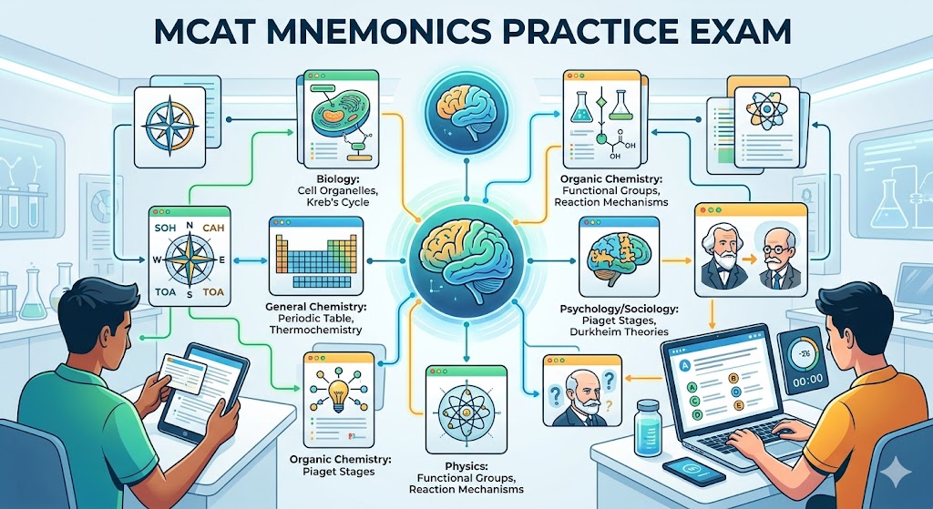 MCAT Mnemonics Practice Test Banner