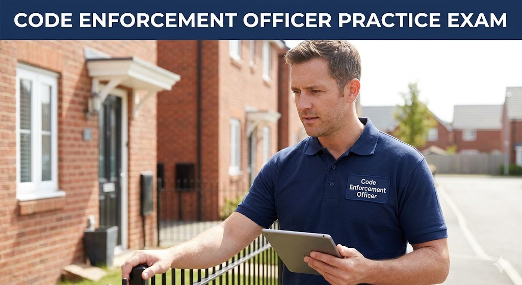 Code Enforcement Officer Practice Test Banner