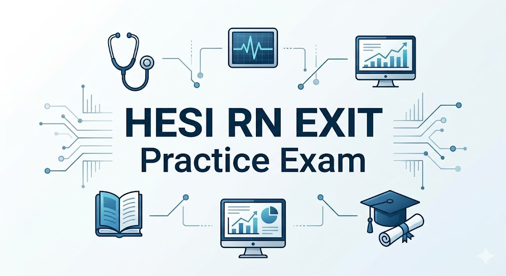 HESI Registered Nurse EXIT Practice Exam Banner