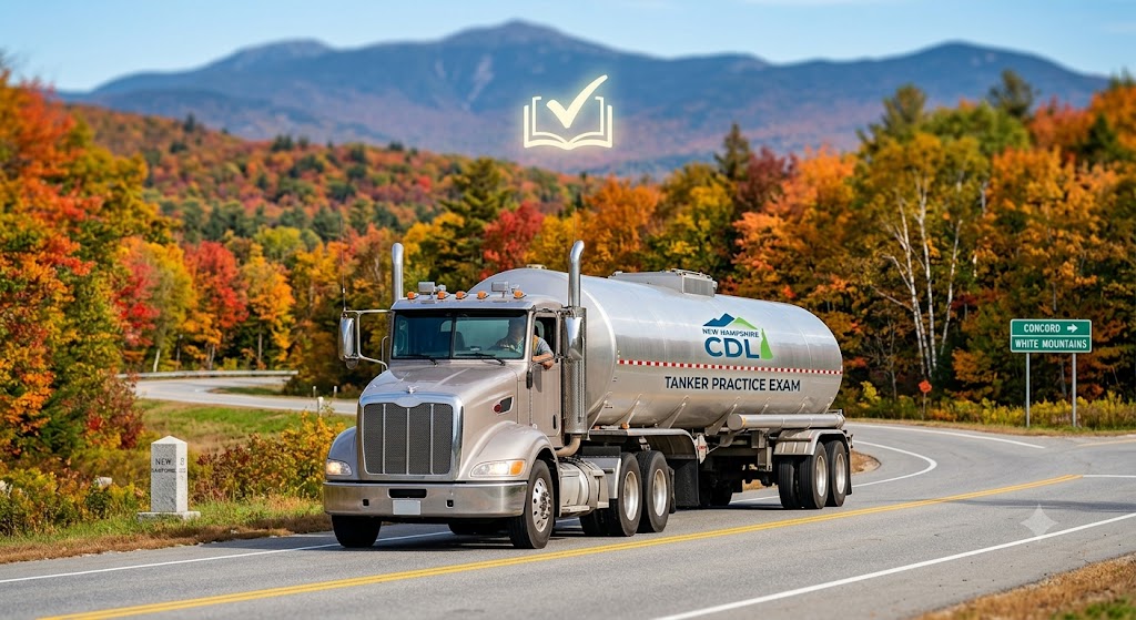 New Hampshire CDL Tanker Practice Test Banner