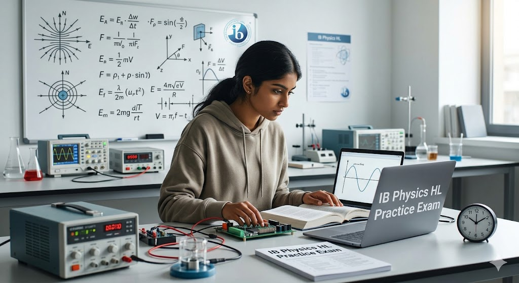 IB Physics Higher Level (HL) Practice Exam Banner