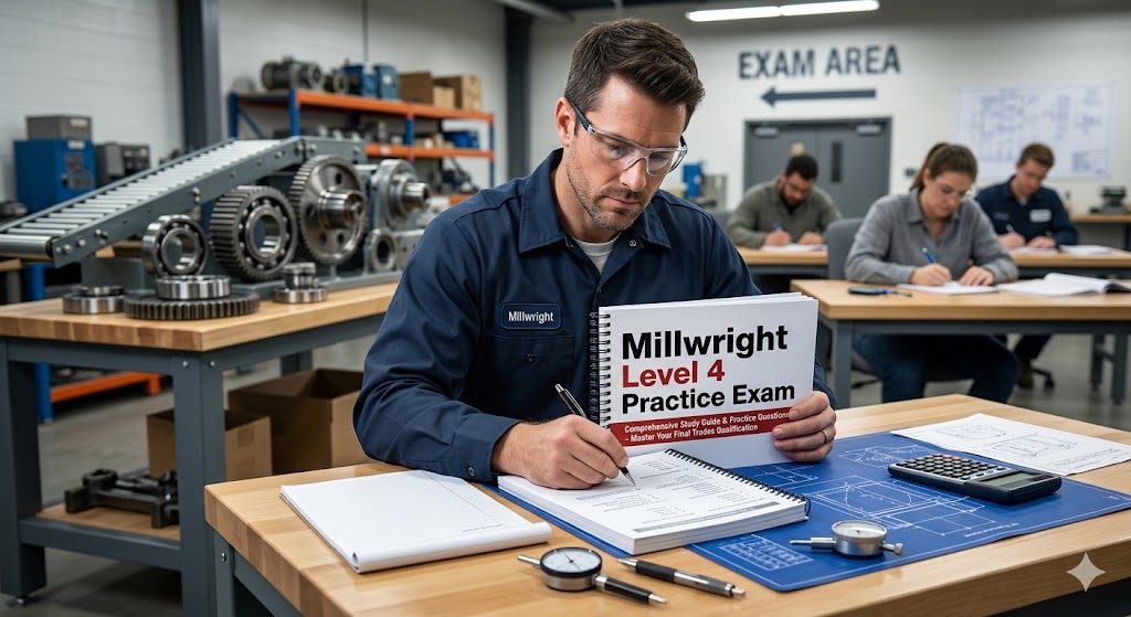 Millwright Level 4 Practice Test Banner