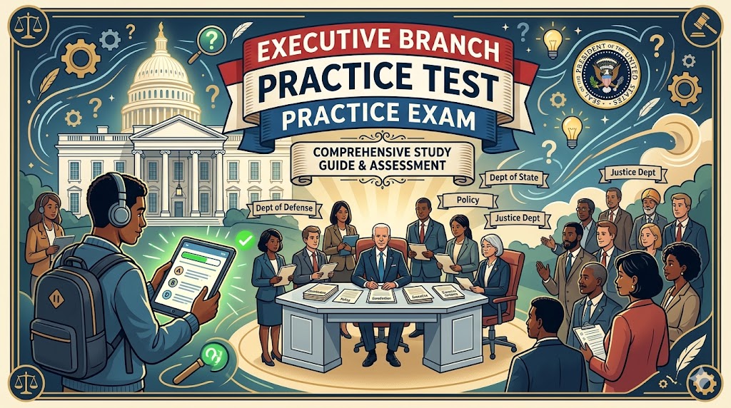 Executive Branch Practice Test Banner