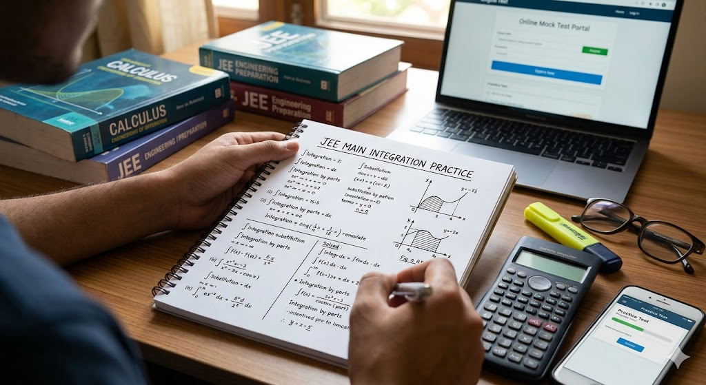 JEE Main Integration Practice Test Banner