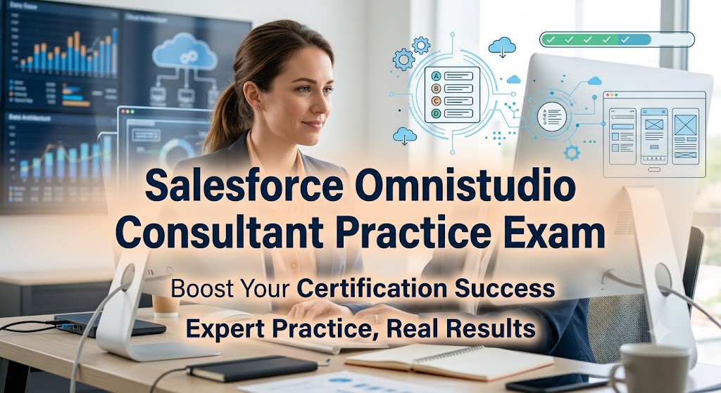 Salesforce Omnistudio Consultant Practice Exam Banner