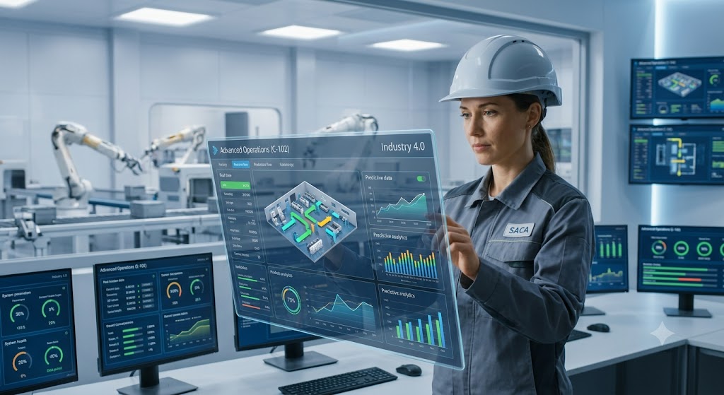 SACA Certified Industry 4.0 Associate - Advanced Operations (C-102) Certification Practice Exam Banner