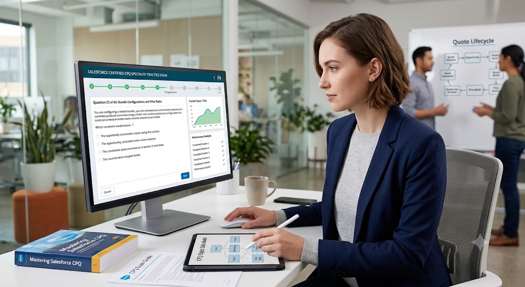 Salesforce Certified CPQ Specialist Practice Banner