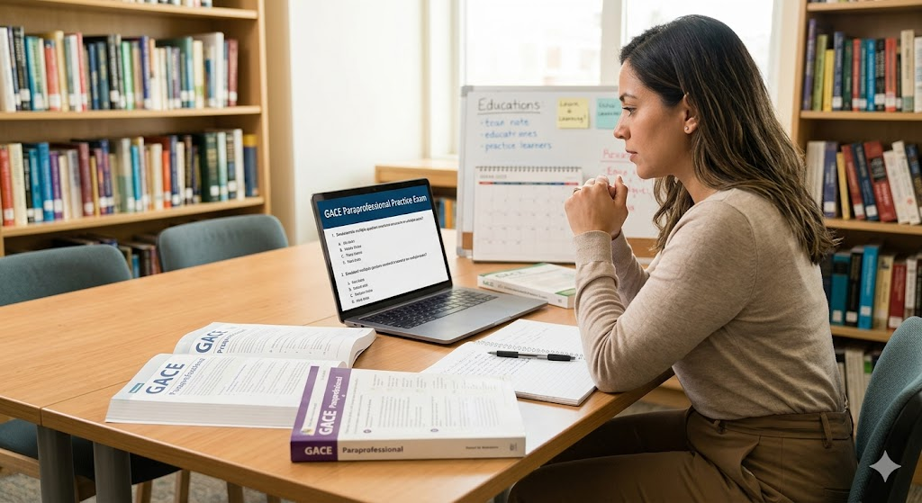 GACE Paraprofessional Practice Exam Banner