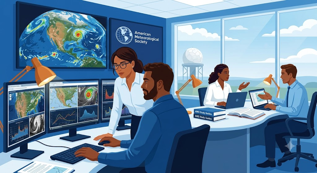 American Meteorological Society Certification (AMS) Practice Banner