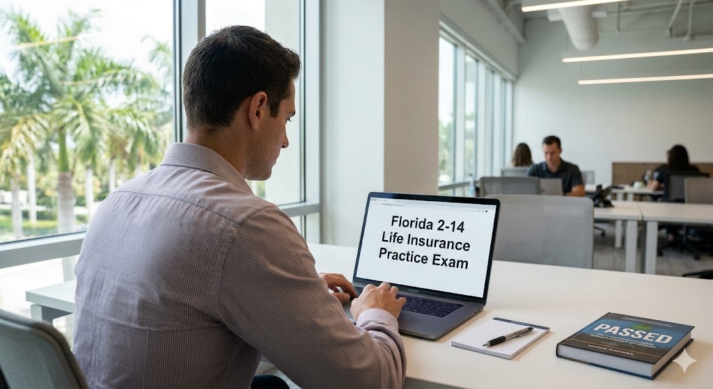 Florida 2-14 Life Insurance License (214 License) Practice Exam Banner