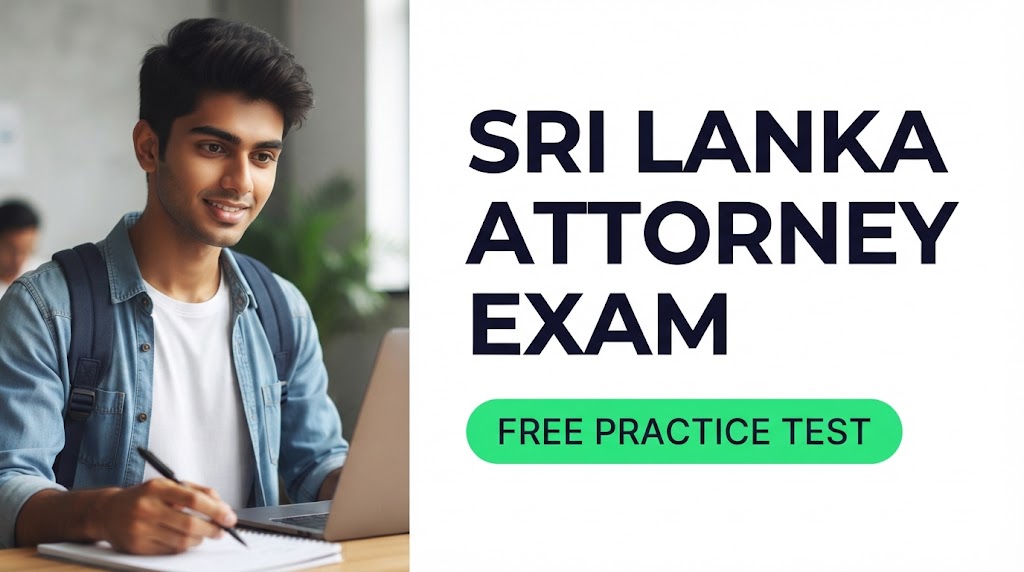 Attorney at Law Practice Test & Exam Prep | Sri Lanka Banner