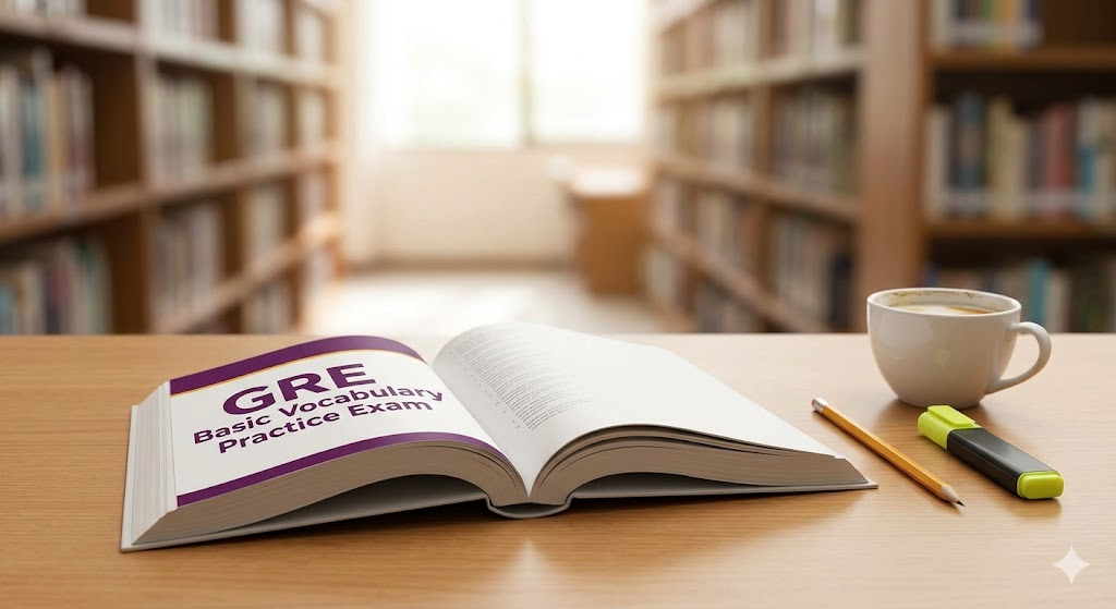 GRE Basic Vocabulary Practice Exam Banner