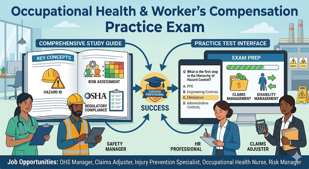 Occupational Health & Worker's Compensation Practice Exam Banner