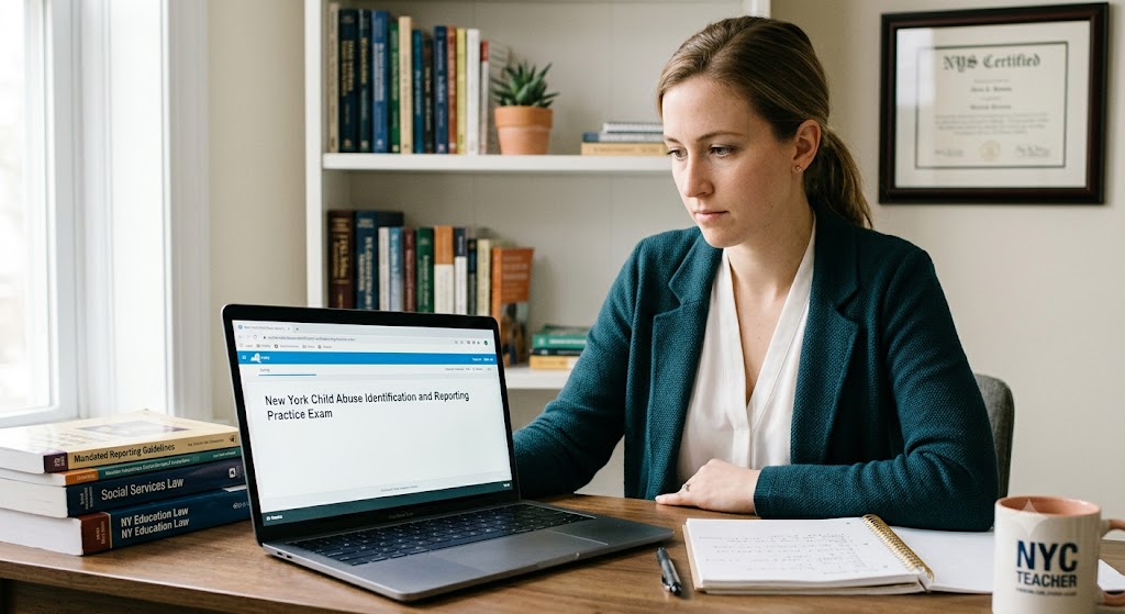 NY Child Abuse Identification and Reporting Practice Exam Banner