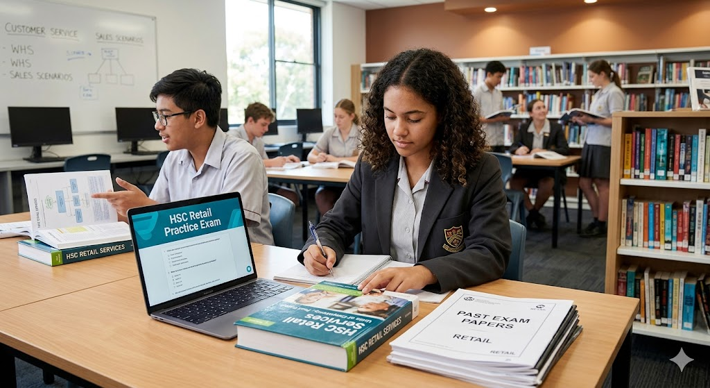 HSC Retail Practice Test Banner