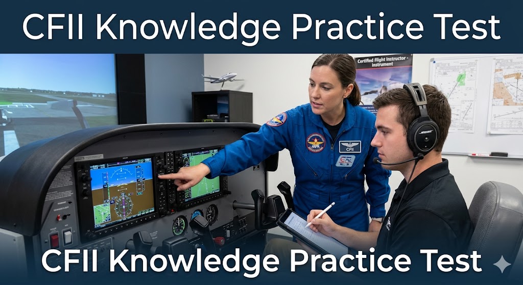 Certified Flight Instructor – Instrument (CFII) Knowledge Practice Test Banner