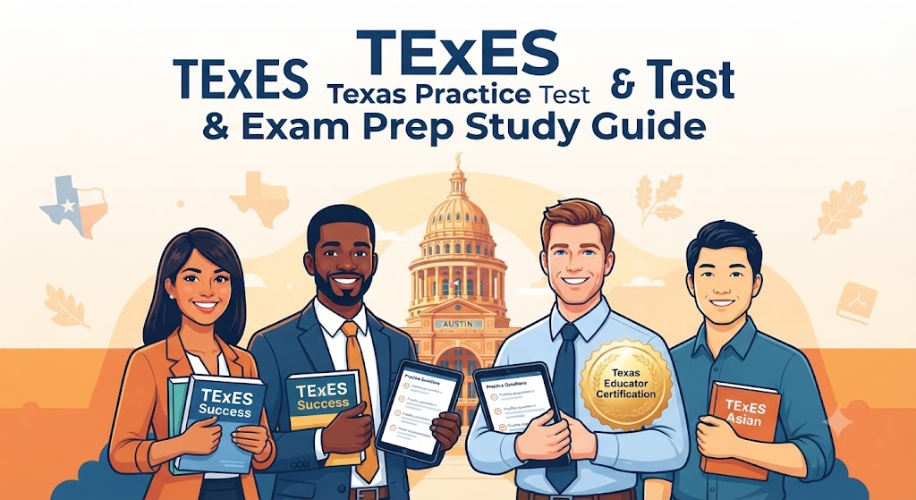 Texes Texas Practice Test & Exam Prep Banner