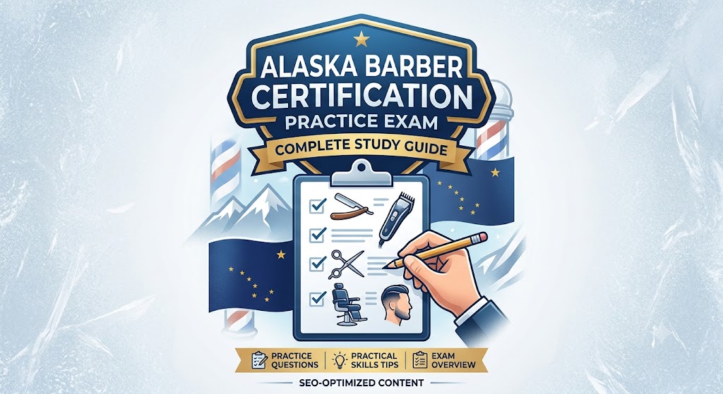 Alaska Barber Certification Practice Exam Banner