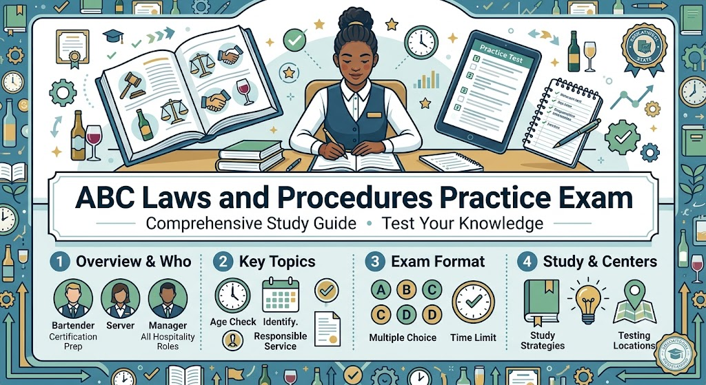 Alcohol Beverage Control (ABC) Laws and Procedures Practice Test Banner