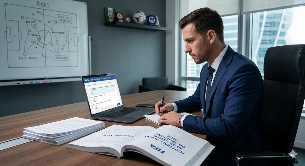 FIFA Agent Disciplinary Code Practice Exam Banner