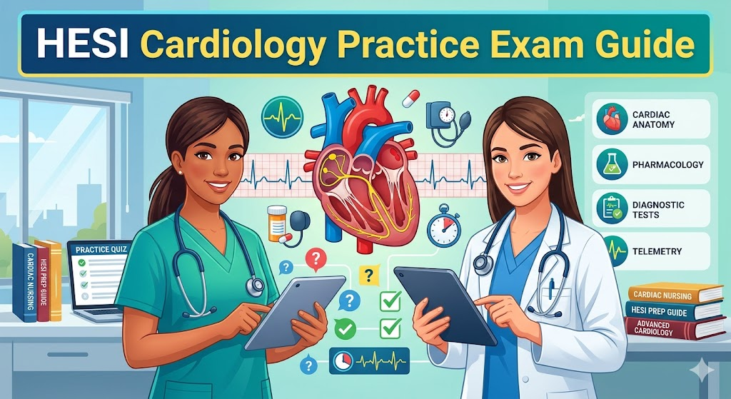 HESI Cardiology Practice Exam Banner