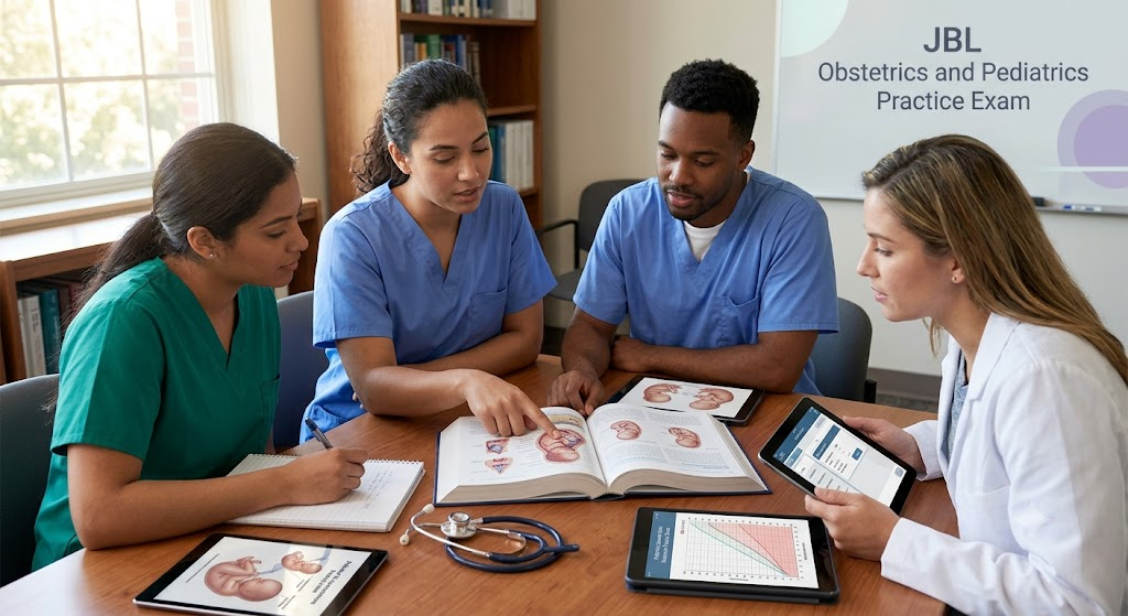 JBL Obstetrics and Pediatrics Practice Test Banner
