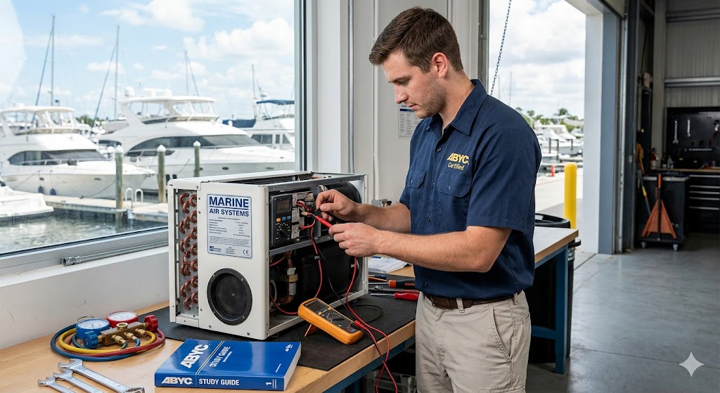 ABYC Air Conditioning & Refrigeration Practice Exam Banner