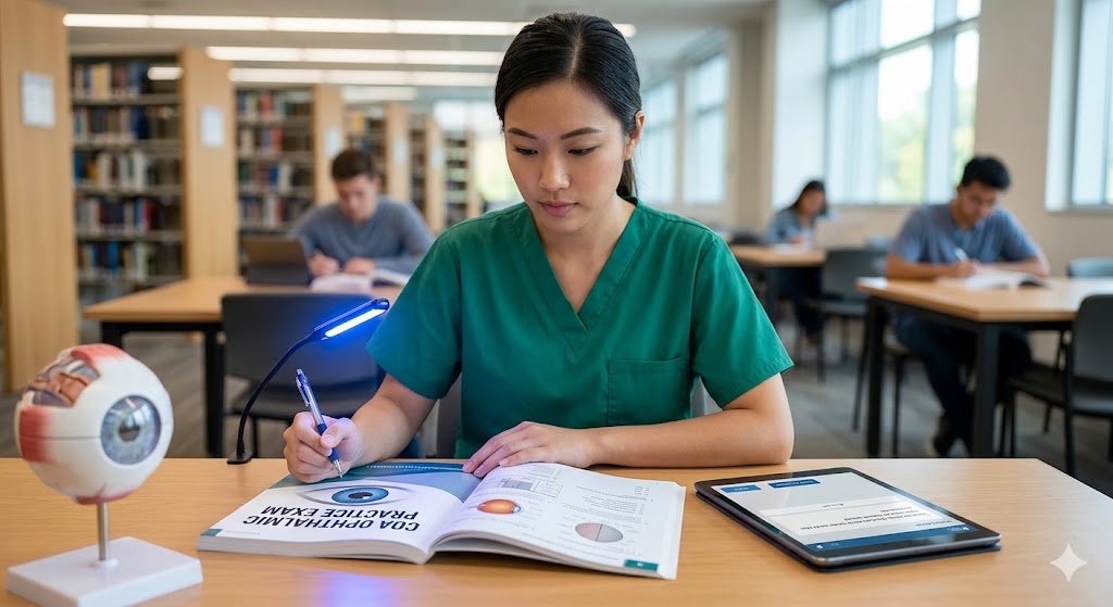 COA Ophthalmic Tech Practice Exam Banner