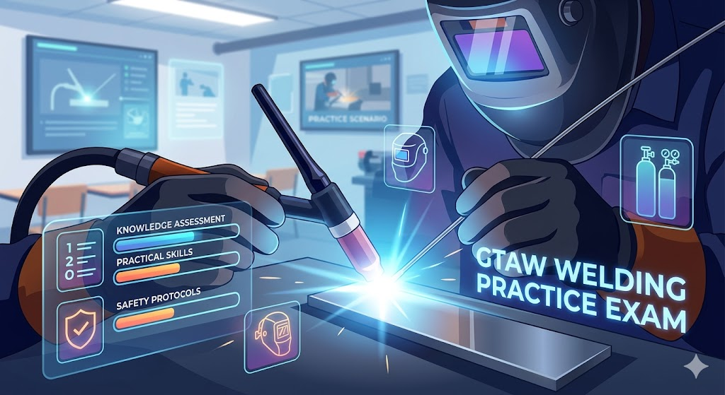 Gas Tungsten Arc Welding (GTAW) Welding Technology Practice Test Banner