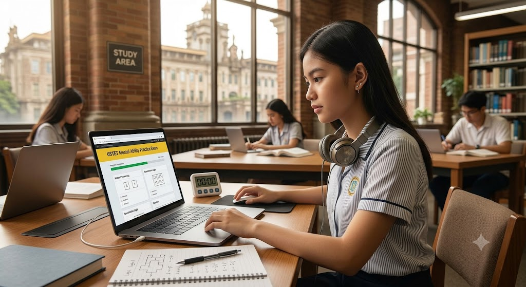 USTET Mental Ability Practice Test Banner